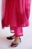 Fuchsia Pink Anarkali Set with Dori Embroidery