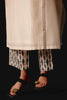 Ivory Silk Chanderi Kaftan Set