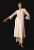 Ivory Embroidered Chanderi Kurta Set