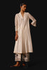 Ivory Embroidered Chanderi Kurta Set