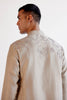 Sand Embroidered Silk Chanderi Kurta