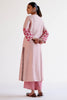 Blush Pink Embroidered Chanderi Kurta Set