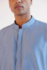 Ice Blue Summer Tussar Bundi Set