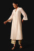 Ivory Embroidered Silk Chanderi Kurta Set