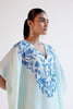 Light Blue Kaftan Set with Resham Embroidery