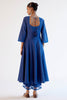 Blue Anarkali Set with Dori Embroidery
