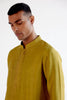 Green Embroidered Summer Tussar Kurta Set