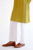 Green Embroidered Summer Tussar Kurta Set
