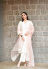 Manushi Chillar in Ivory pink embroidered kurta set
