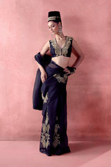Zohra - Black Saree Set