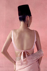 Kiara Advani in Naaz - Blush Pink Saree Set