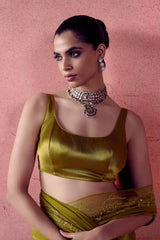 Naaz - Green Saree Set
