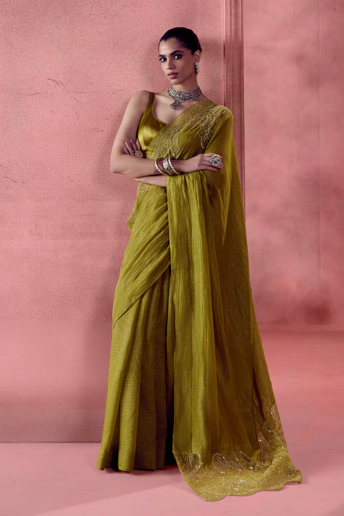 Naaz Saree Set - Green