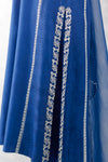 Blue Embroidered Chanderi Kurta Set