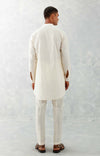 Ivory Pin Tucks Short Shirt Kurta Set
