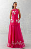 Fuchsia Pink Embroidered Sharara Set