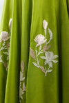 Aishwarya Lekshmi in Green Embroidered Chanderi Anarkali Set