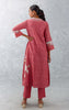 Rose Pink Embroidered Chanderi Kurta Set