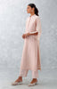 Blush Pink Pin Tucks Embroidered Kurta Set