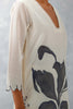 Ivory Hand-Painted Chanderi Kurta Set