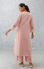 Blush Pink Embroidered Chanderi Kurta Set