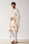 Ivory Embroidered Stole