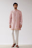 Blush Pink Embroidered Short Kurta Set