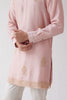 Blush Pink Embroidered Short Kurta Set