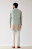 Sage Green Embroidered Short Kurta Set