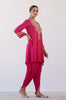 Alia Bhatt in Fuchsia Dori Embroidered Dhoti Set