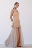 Beige Embroidered Sharara Set