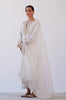 Meagan Concessio in Ivory Dori Embroidered Kurta Set