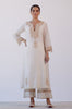 Meagan Concessio in Ivory Dori Embroidered Kurta Set