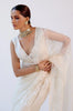 Samantha Ruth Prabhu in Ivory Organza Embroidered Saree
