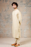 Pista Green Block Printed Kurta Set