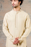 Pista Green Block Printed Kurta Set