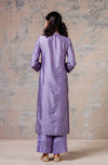 Lilac Pin Tuck Kurta Set