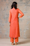 Orange Chanderi Kurta Set