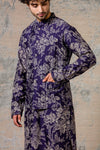Sunil Grover in Navy Printed Kurta & Jacket Set