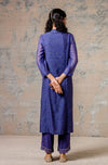 Ink Blue Chanderi Kurta Set