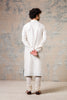 Off White Shell PinTuck Kurta Set