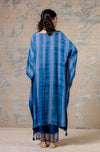 Blue Tie-Dye Kaftan Set