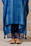 Blue Tie-Dye Kaftan Set