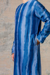 Blue Tie-Dye Kurta Set