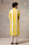 Mustard Tie & Dye Kurta