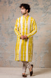 Mustard Tie & Dye Kurta
