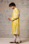 Mustard Tie & Dye Kurta