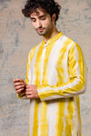Mustard Tie & Dye Kurta