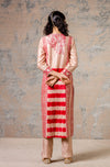 Red Chanderi Kurta Set