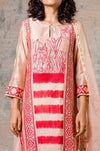 Red Chanderi Kurta Set